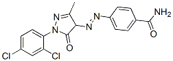 CAS#: 73384-85-7， 4-(4-Carbamoylphenylazo)-1-(2,4-Dichlorophenyl)-3-Methyl-5(4H)-Pyrazolone
