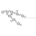CAS#: 73398-50-2， Tetrasodium 2,2'-{(6-anilino-1,3,5-triazine-2,4-diyl)bis[imino(2-methyl-4,1-phenylene)-2,1-diazenediyl]}bis{5-[(4-sulfonatophenyl)diazenyl]benzenesulfonate}