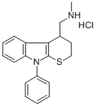 CAS#: 73426-02-5， N-Methyl-1-(9-Phenyl-3,4-Dihydro-2H-Thiopyrano[2,3-b]Indol-4-Yl)Methanamine Hydrochloride