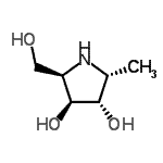 CAS#: 734531-46-5， (2R,3S,4S,5R)-2-(Hydroxymethyl)-5-methyl-3,4-pyrrolidinediol