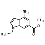 CAS#: 734532-90-2， Methyl 4-amino-1-ethyl-1H-indole-6-carboxylate
