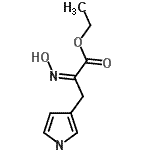 CAS#: 73473-07-1， Ethyl (2Z)-2-(hydroxyimino)-3-(1H-pyrrol-3-yl)propanoate