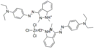 CAS#: 73507-57-0， Zinc 4-(1,2-Dimethylindazol-2-Ium-3-Yl)Diazenyl-N,N-Diethylaniline Tetrachloride