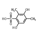 CAS#: 735200-57-4， 3,6-Dihydroxy-2,4-dimethylbenzenesulfonic acid