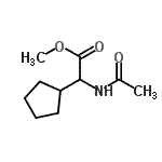 CAS#: 735288-61-6， Methyl acetamido(cyclopentyl)acetate