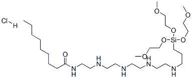 CAS#: 73545-23-0， N-[2-[2-[2-[2-[3-[Tris(2-Methoxyethoxy)Silyl]Propylamino]Ethylamino]Ethylamino]Ethylamino]Ethyl]Nonanamide Hydrochloride