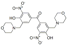 CAS#: 7357-16-6， Bis[4-Hydroxy-3-(Morpholin-4-Ylmethyl)-5-Nitro-Phenyl]Methanone