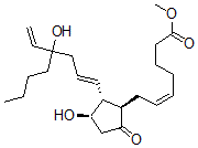CAS 登录号：73621-92-8， (Z)-7-[(1R,2R,3R)-2-[(E)-4-乙烯基-4-羟基辛-1-烯基]-3-羟基-5-氧代环戊基]庚-5-烯酸甲酯