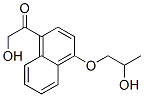 CAS 登录号：73622-74-9， 2-羟基-1-[4-(2-羟基丙氧基)萘-1-基]乙酮