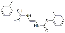 CAS 登录号：73622-82-9， S-(2-甲基苯基)[[(E)-2-[(2-甲基苯基)硫基羰基氨基]乙烯基]氨基]甲烷硫酸酯