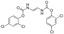 CAS 登录号：73622-83-0， (2,4-二氯苯基)N-[(E)-2-[(2,4-二氯苯氧基)羰基氨基]乙烯基]氨基甲酸酯