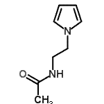 结构式 CAS# 73627-16-4, N-[2-(1H-吡咯-1-基)乙基]乙酰胺