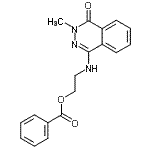 CAS#: 73632-87-8， 2-[(3-Methyl-4-oxo-3,4-dihydro-1-phthalazinyl)amino]ethyl benzoate