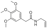 CAS#: 73664-31-0， N-Allyl-2-(3,4,5-Trimethoxyphenyl)-Acetamide
