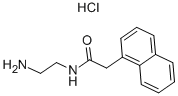 结构式 CAS# 73664-32-1, N-(2-氨基乙基)-2-萘-1-基乙酰胺氯化物