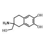 CAS#: 736879-20-2， 6-Amino-6-(hydroxymethyl)-5,6,7,8-tetrahydro-2,3-naphthalenediol