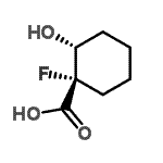 CAS 登录号：736906-86-8， (1S,2R)-1-氟-2-羟基环己烷羧酸