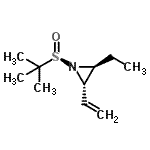 CAS#: 736947-20-9， (2S,3S)-2-Ethyl-1-[(R)-(2-methyl-2-propanyl)sulfinyl]-3-vinylaziridine