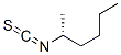structure of CAS# 737000-95-2, (R)-(-)-2-Hexyl Isothiocyanate