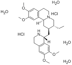 CAS#: 73713-75-4， 2-[(6,7-Dimethoxy-1,2,3,4-Tetrahydroisoquinolin-1-Yl)Methyl]-3-Ethyl-9,10-Dimethoxy-2,3,4,6,7,11b-Hexahydro-1H-Pyrido[2,1-a]Isoquinoline Tetrahydrate Dihydrochloride