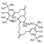 CAS#: 73754-27-5， 1-[2-({3-[4-Hydroxy-3,5-bis(2-methyl-2-propanyl)phenyl]propanoyl}oxy)ethyl]-2,2,6,6-tetramethyl-4-piperidinyl 3-[4-hydroxy-3,5-bis(2-methyl-2-propanyl)phenyl]propanoate