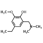 CAS#: 737712-27-5， 2-[(Dimethylamino)methyl]-4-ethyl-6-methoxyphenol