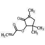 CAS#: 737762-15-1， 1,4,4-Trimethyl-2-oxo-3-pyrrolidinyl acrylate