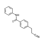 CAS#: 737766-78-8， 4-(2-Cyanoethyl)-N-phenylbenzamide