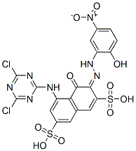 CAS#: 73826-58-1， (3Z)-5-[(4,6-Dichloro-1,3,5-Triazin-2-Yl)Amino]-3-[(2-Hydroxy-5-Nitrophenyl)Hydrazinylidene]-4-Oxonaphthalene-2,7-Disulfonic Acid