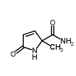 CAS#: 73839-01-7， 2-Methyl-5-oxo-2,5-dihydro-1H-pyrrole-2-carboxamide