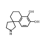 CAS#: 738534-56-0， 3,4-Dihydro-2H-spiro[naphthalene-1,3'-pyrrolidine]-5,6-diol