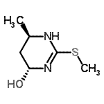 CAS 登录号：738541-67-8， (4R,6R)-6-甲基-2-(甲硫基)-1,4,5,6-四氢-4-嘧啶醇
