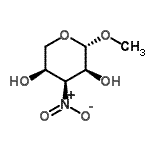 CAS#: 738548-73-7， Methyl 3-deoxy-3-nitro-beta-L-ribopyranoside