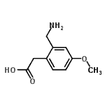 CAS#: 739311-32-1， [2-(Aminomethyl)-4-methoxyphenyl]acetic acid