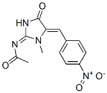 CAS 登录号：73941-43-2， N-[(5E)-1-甲基-5-[(4-硝基苯基)亚甲基]-4-氧代咪唑-2-基]乙酰胺