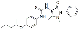 CAS#: 73953-54-5， 1-(1,5-Dimethyl-3-Oxo-2-Phenylpyrazol-4-Yl)-3-(4-Pentan-2-Yloxyphenyl)Thiourea