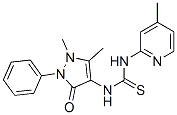 CAS#: 73953-56-7， 1-(1,5-Dimethyl-3-Oxo-2-Phenylpyrazol-4-Yl)-3-(4-Methylpyridin-2-Yl)Thiourea