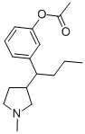 CAS#: 73986-59-1， [3-[1-(1-Methylpyrrolidin-3-Yl)Butyl]Phenyl] Acetate