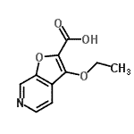 CAS#: 740052-12-4， 3-Ethoxyfuro[2,3-c]pyridine-2-carboxylic acid
