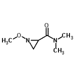 CAS#: 74016-51-6， 1-methoxy-N,N-dimethyl-aziridine-2-carboxamide