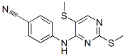 CAS#: 7402-64-4， 4-[[2,5-Bis(Methylsulfanyl)Pyrimidin-4-Yl]Amino]Benzonitrile