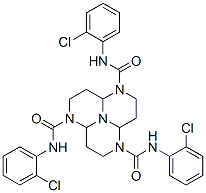 CAS#: 74039-54-6， N,N',N''-Tris(2-Chlorophenyl)Hexahydro-1,4,7,9b-Tetraazaphenalene-1,4,7(2H,5H,8H)-Tricarboxamide