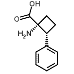CAS#: 740733-77-1， (1R,2R)-1-Amino-2-phenylcyclobutanecarboxylic acid