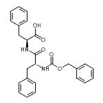 CAS#: 74086-66-1， N-[(Benzyloxy)carbonyl]-D-phenylalanyl-L-phenylalanine