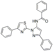 CAS#: 74101-25-0， N-[5-Phenyl-2-(4-Phenyl-1,3-Thiazol-2-Yl)Pyrazol-3-Yl]Benzamide