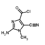 CAS#: 741225-68-3， 2-Amino-5-cyano-1-methyl-1H-imidazole-4-carbonyl chloride