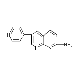 CAS#: 741616-96-6， 6-(4-Pyridinyl)-1,8-naphthyridin-2-amine