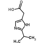 CAS#: 741624-24-8， (2-Isopropyl-1H-imidazol-4-yl)acetic acid