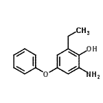 CAS 登录号：741629-07-2， 2-氨基-6-乙基-4-苯氧基苯酚