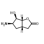 CAS#: 741658-49-1， (3aS,5R,6R,6aR)-5-Amino-6-hydroxyhexahydro-2H-cyclopenta[b]furan-2-one